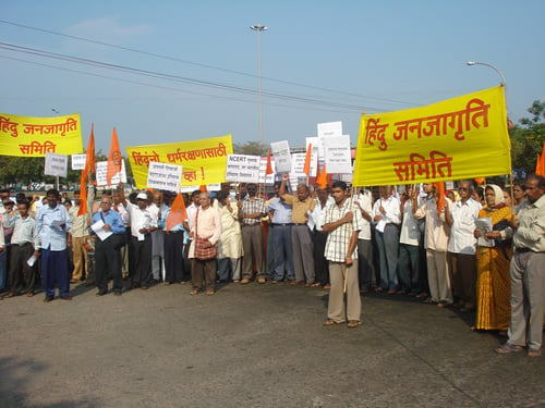 Goa : Agitators conducting protest march